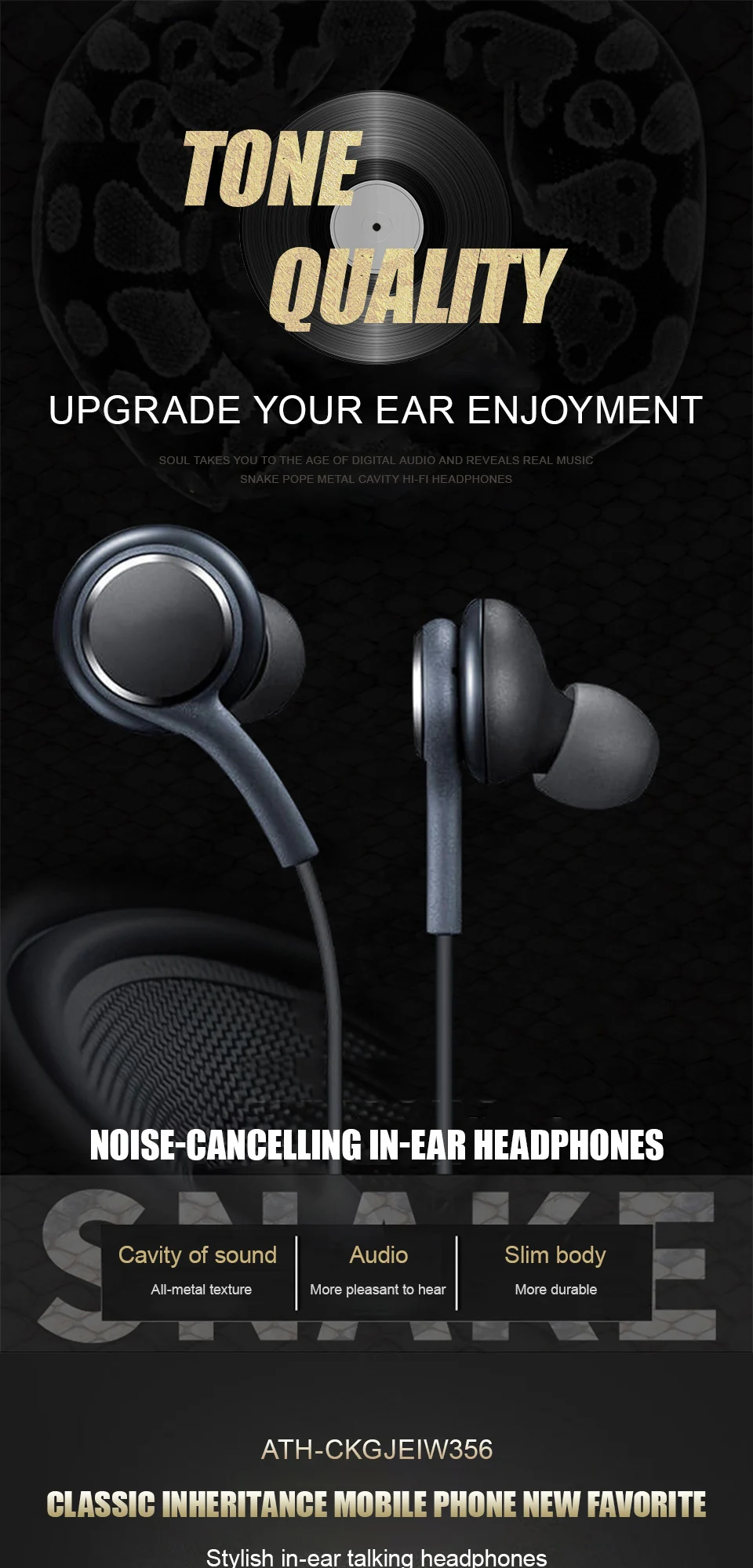 Fones de ouvido intra-auricula - Audiophile Headphone Wired avaliação e preço